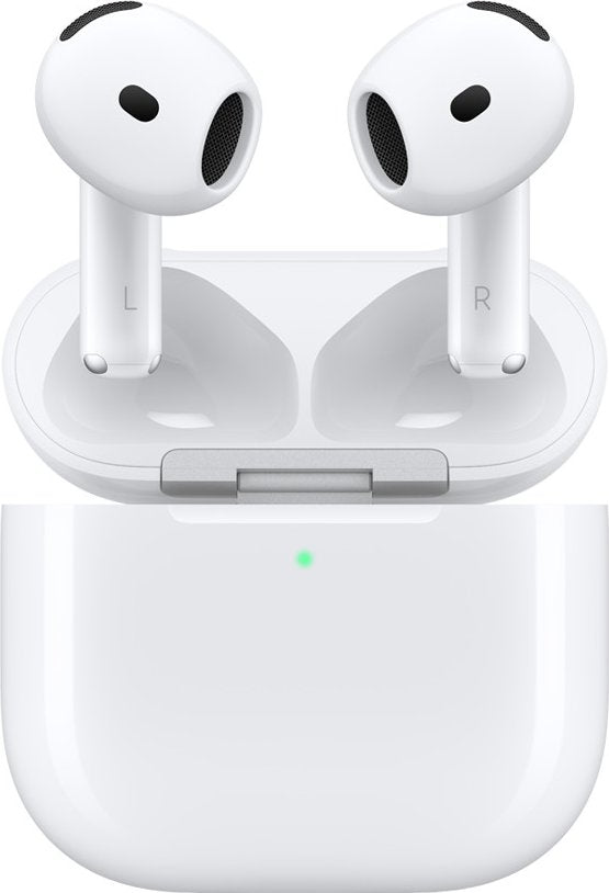 Apple AirPods 4 mit ANC – Bluetooth-Kopfhörer mit 3D-Audio, Transparenzmodus & Ladecase – IPX4 – Weiß Apple AirPods 4 mit ANC – Bluetooth-Kopfhörer mit 3D-Audio, Transparenzmodus & Ladecase – IPX4 – Weiß